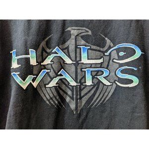 Halo Wars, 2009, Black Men's Tshirt, Limited Xbox 360 Edition, Sz Large